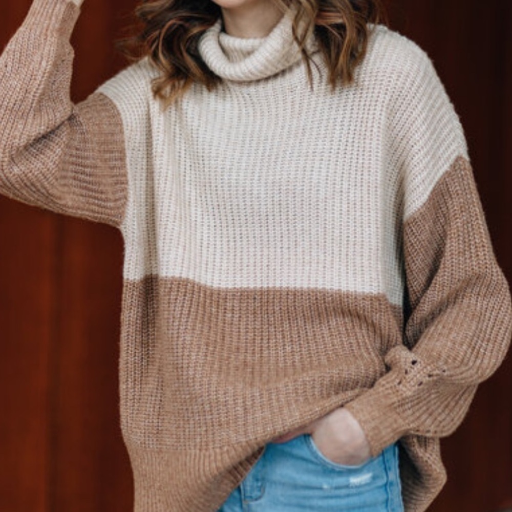 American Eagle Knit Turtleneck Sweater